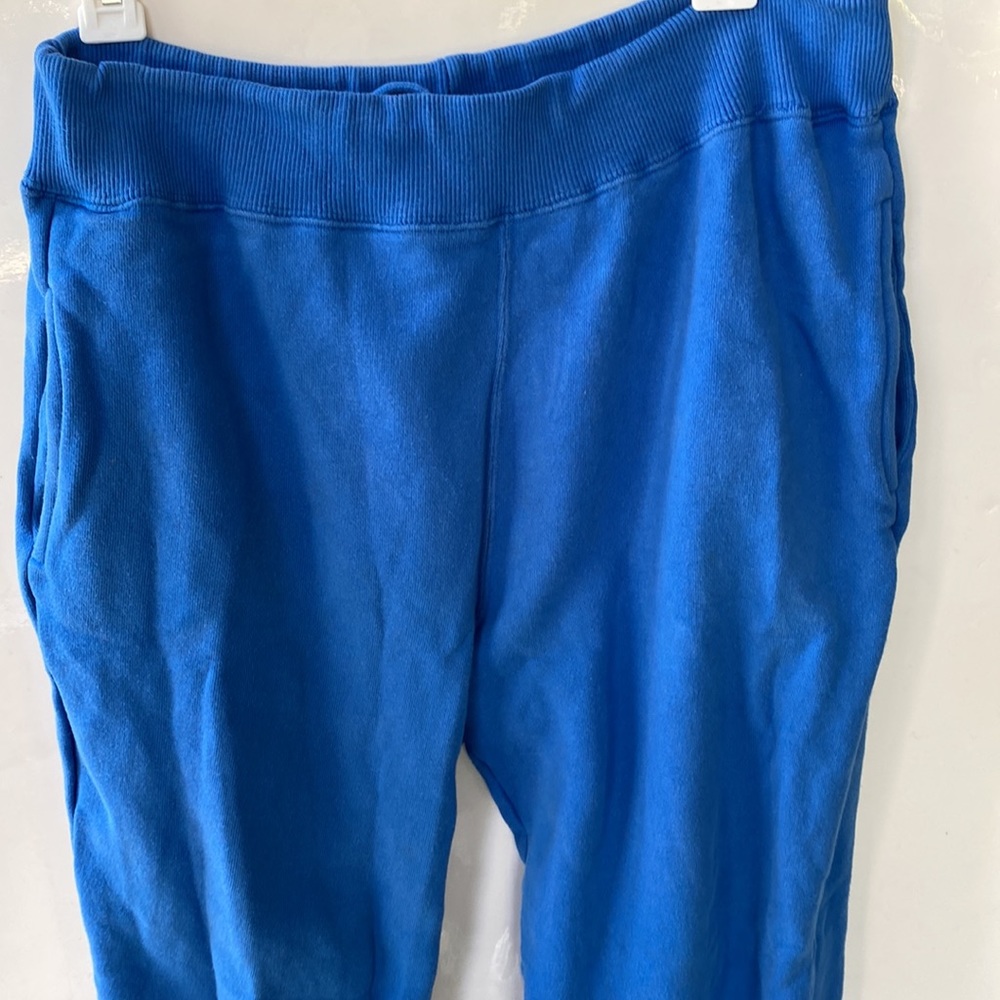 Men’sweatpants, NATURAL LIFE, Blue Large, drawstring, side pockets, terry inside